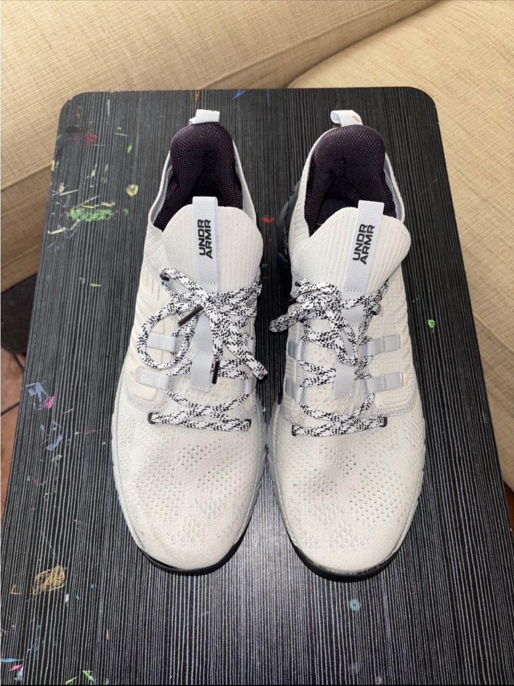 Under Armour Men’s Lightweight White Athletic Sneakers